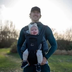 Deryan Pack Luxe Ergonomische Draagzak - Babydrager + Opbergvakjes - Zwart -Babyproducten 1200x1200 1926