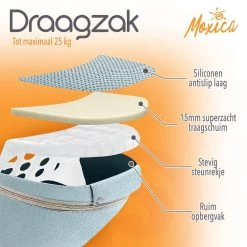 Moxica Draagzak Baby - Draagdoek - Carrier - Kinderdrager - Babydrager - Drager 12 Moxica Draagzak Baby - Draagdoek - Carrier - Kinderdrager - Babydrager - Drager -Babyproducten 1200x1200 1955