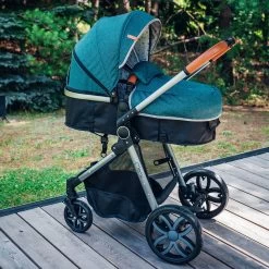MoMi Kinderwagen - Compacte 2 In 1 Combiwagen - Limuru - Groen (geschikt Van 0-3 Jaar) -Babyproducten 1200x1200 2013