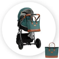 MoMi Kinderwagen - Compacte 2 In 1 Combiwagen - Limuru - Groen (geschikt Van 0-3 Jaar) -Babyproducten 1200x1200 2015
