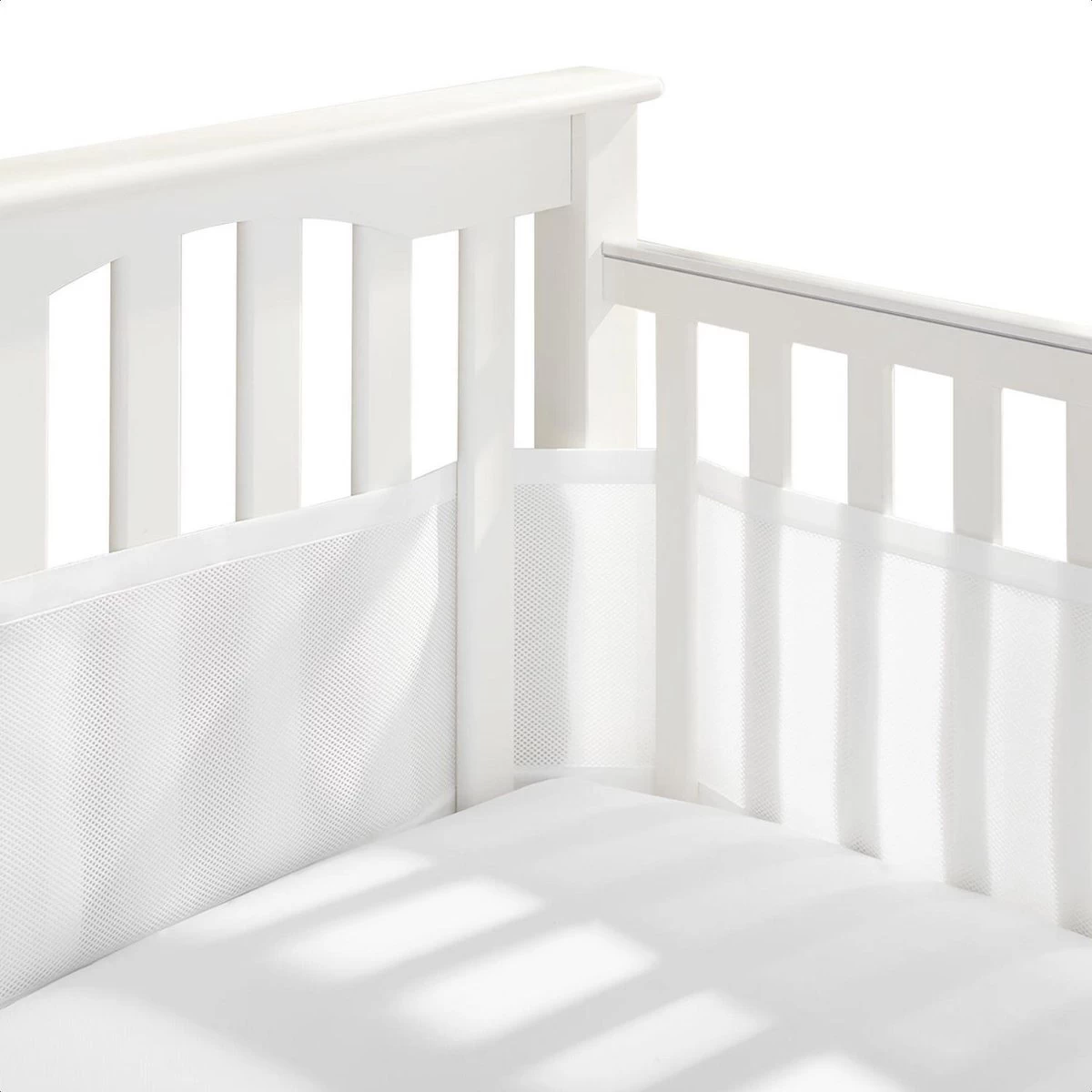 Buxibo - Baby Bed Omrander - Bedbumper - Hoofdbeschermer - Set Van 2 - 340x30cm & 160x30cm 3 Buxibo - Baby Bed Omrander - Bedbumper - Hoofdbeschermer - Set Van 2 - 340x30cm & 160x30cm