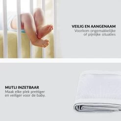 Buxibo - Baby Bed Omrander - Bedbumper - Hoofdbeschermer - Set Van 2 - 340x30cm & 160x30cm 23 Buxibo - Baby Bed Omrander - Bedbumper - Hoofdbeschermer - Set Van 2 - 340x30cm & 160x30cm -Babyproducten 1200x1200 2293