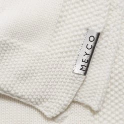 Meyco Knots Wiegdeken - 75x100 Cm - Offwhite -Babyproducten 1200x1200 2430