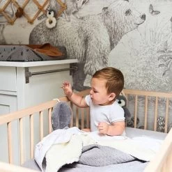 Jollein Baby Deken Ledikant 100x150cm Teddy Bliss Knit - Storm Grey -Babyproducten 1200x1200 2453