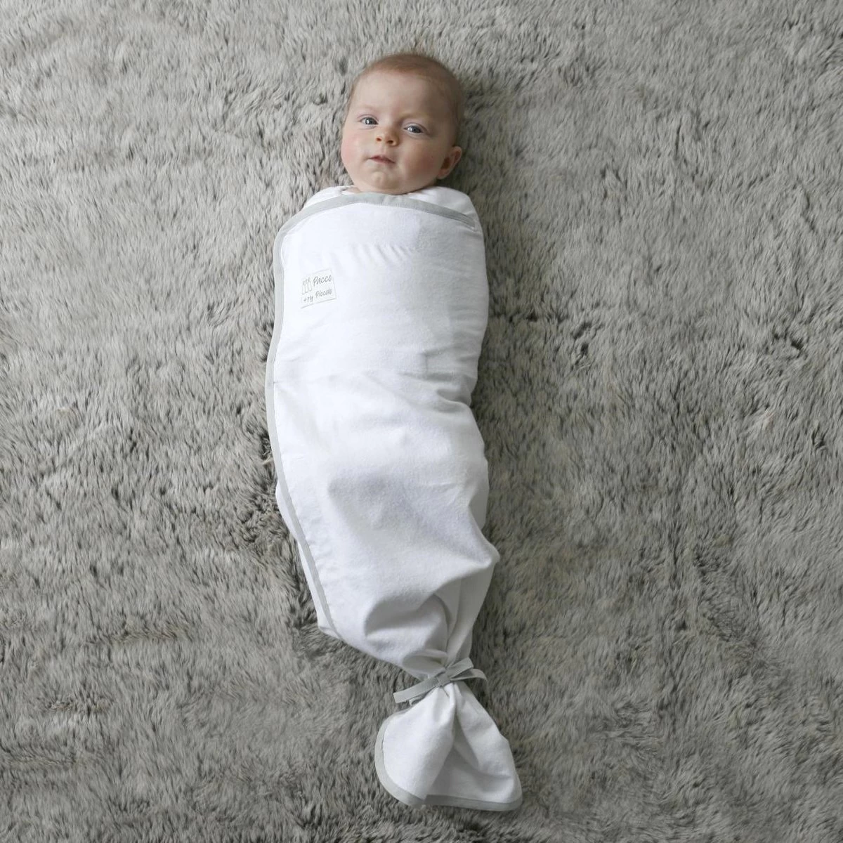 Pacco Piccolo Inbakerdoek - 4 Tot 7 Kg - Wit 8 Pacco Piccolo Inbakerdoek - 4 Tot 7 Kg - Wit - Afbeelding 6