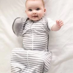 Love To Dream™ Babyslaapzak Swaddle Up™ - Inbakeren Afbouwen - Baby 6-9 Maanden - 8.5-11 Kg - All Season - Grijs -Babyproducten 1200x1200 2542