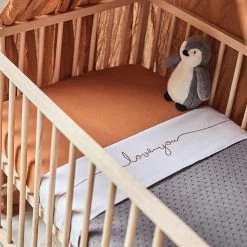 Jollein Baby Laken Wieg 75x100cm Love You - Caramel -Babyproducten 1200x1200 2550
