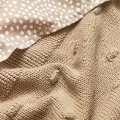 Meyco Cheetah/Uni Wieglaken - 2-pack - Taupe - 75x100cm -Babyproducten 1200x1200 2555