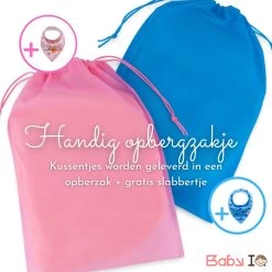 Baby IQ Orthopedisch Baby Hoofdkussen – Traagschuim – Tegen Plat Achterhoofd – Baby Kussen Plat Hoofd - Kraamcadeau – Blauw – Incl Gratis Bandana Slabber -Babyproducten 1200x1200 2607