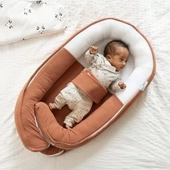 Doomoo Cocoon - Babynestje - Organisch Katoen - 74 X 46 Cm - Tetra Jersey Terracotta -Babyproducten 1200x1200 2639