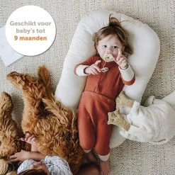 Tubudu Baby Snuggle® Organisch Babynestje - Inclusief Gratis Draagtas En Tencel Cover - Luxe Baby Lounger - Kraampakket - Natuurlijk Materiaal - Wit -Babyproducten 1200x1200 2666