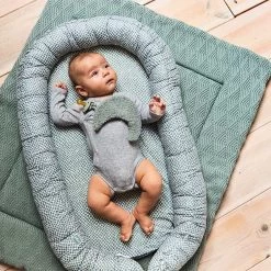 Jollein Babynest Snake 90x52cm - Ash Green -Babyproducten 1200x1200 2689