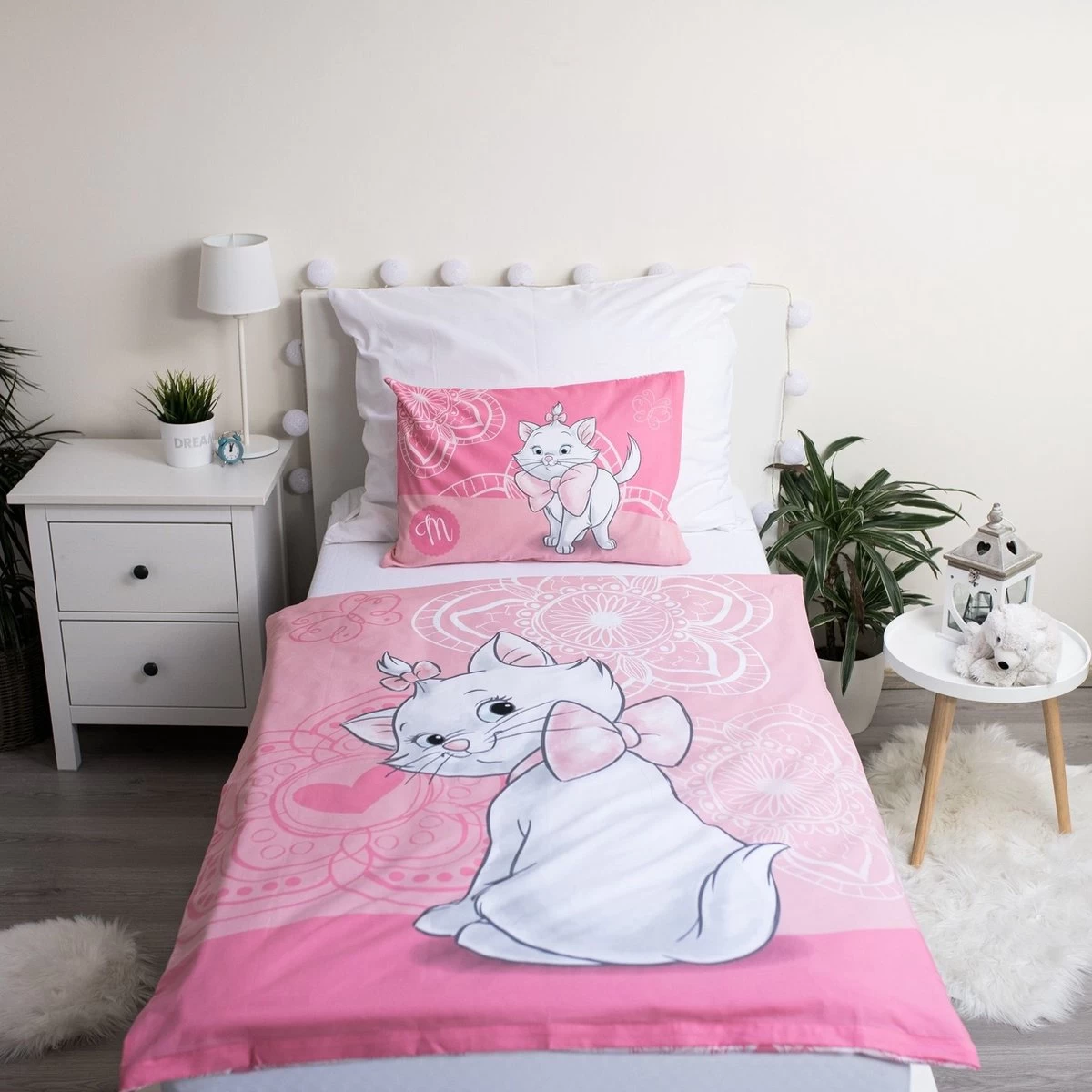 Disney Marie Cat BABY Dekbedovertrek, Cute - 100 X 135 Cm - Katoen 6 Disney Marie Cat BABY Dekbedovertrek, Cute - 100 X 135 Cm - Katoen - Afbeelding 4