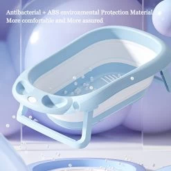 K IKIDO Babybadje - 3 In 1 Opvouwbaar - Multifunctioneel - Inclusief Badkussen - Baby Badje - Babybad - Peuterbadje - Lichtgewicht - Blauw -Babyproducten 1200x1200 2744