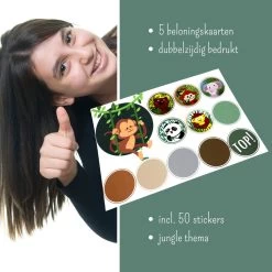 Beloningskaart Met Stickers - Set Van 5 Beloningskaarten - Beloningssysteem - Beloningsstickers - Stickers Voor Kinderen - Zindelijkheidstraining - Blijderij -Babyproducten 1200x1200 2756