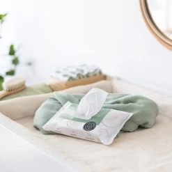 LILLYDOO Green Natural Billendoekjes - Doekjes 100% Vrij Van Plastic & Parfum - 1440 Stuks (24x60) -Babyproducten 1200x1200 2776