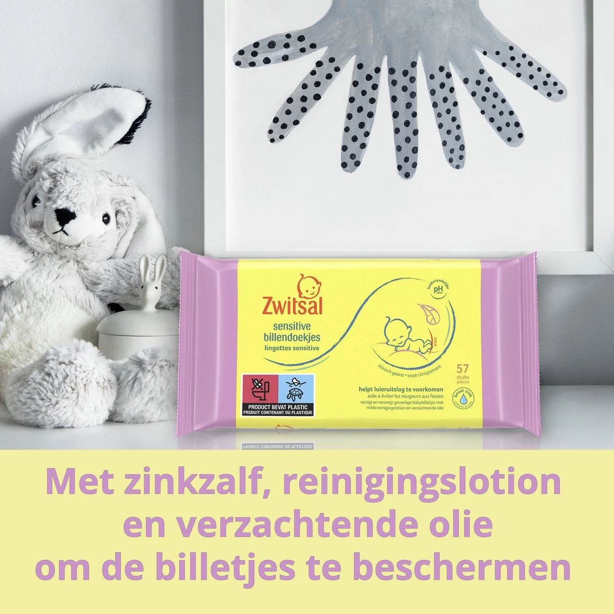 Zwitsal Baby Sensitive Billendoekjes Alcoholvrij - 1368 Doekjes - Voordeelverpakking 6 Zwitsal Baby Sensitive Billendoekjes Alcoholvrij - 1368 Doekjes - Voordeelverpakking - Afbeelding 4