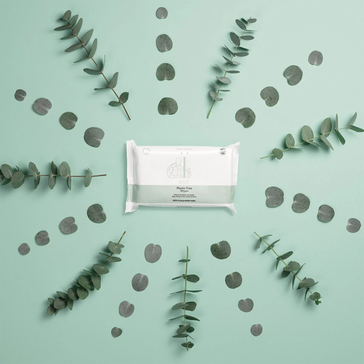 Naïf Plasticvrije Billendoekjes - Voordeelverpakking Box 8 Stuks - 54 Doekjes Per Pak - Met Natuurlijke Ingrediënten 4 Naïf Plasticvrije Billendoekjes - Voordeelverpakking Box 8 Stuks - 54 Doekjes Per Pak - Met Natuurlijke Ingrediënten - Afbeelding 2