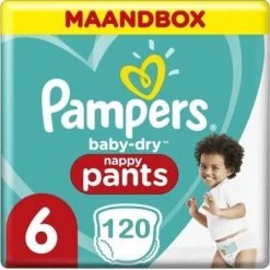 Pampers® Pampers Baby Dry Pants Maat 6 - 120 Luierbroekjes Maandbox