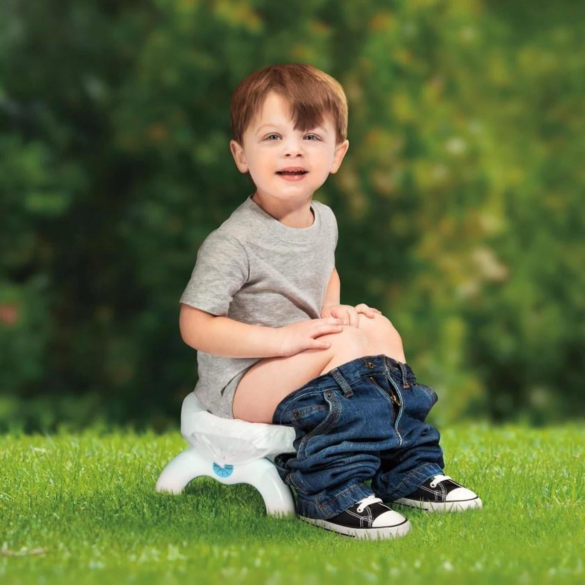 Oxo Tot 2-in-1 Plaspotje - Reispotje - WC Verkleiner - Teal 6 Oxo Tot 2-in-1 Plaspotje - Reispotje - WC Verkleiner - Teal - Afbeelding 4