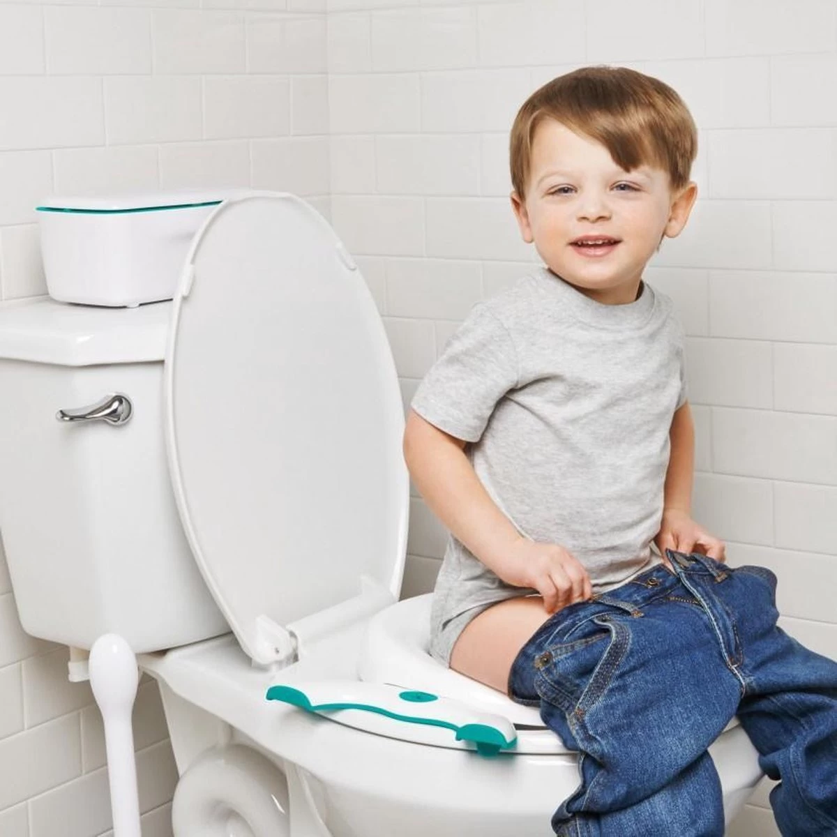 Oxo Tot 2-in-1 Plaspotje - Reispotje - WC Verkleiner - Teal 7 Oxo Tot 2-in-1 Plaspotje - Reispotje - WC Verkleiner - Teal - Afbeelding 5