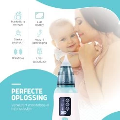 Hoy En Dia® Neusreiniger Baby Snoetenpoetsers - Neuspeer Met USB - Elektrische Neuszuiger En Oorreiniger -Babyproducten 1200x1200 3177
