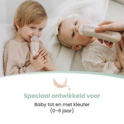 Babily® - Elektrische Neusreiniger Voor Baby's - 0 T/m 6 Jaar - Neuszuiger - Neuspeer - Snoetenpoetser - Toetenveger - Aspirator - Incl. 5 Zuigkrachtstanden En 3 Kalmerende Melodieën -Babyproducten 1200x1200 3189