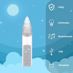 Merkloos Neusreininger Baby – Elektrische Neuszuiger – Neus Aspirator Met USB – Neuspeer & Blackhead Remover – Snotverwijderaar – Snoetenpoetser Peuter -Babyproducten 1200x1200 3197