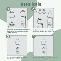 Merkloos Neusreininger Baby – Elektrische Neuszuiger – Neus Aspirator Met USB – Neuspeer & Blackhead Remover – Snotverwijderaar – Snoetenpoetser Peuter -Babyproducten 1200x1200 3199