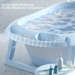 Baby Badje Opvouwbaar - 3 In 1 Opvouwbaar - Multifunctioneel - Inclusief Badkussen - Babybadje - Babybad - Peuterbadje 83 × 48 × 23,5 Cm - Blauw 10 Baby Badje Opvouwbaar - 3 In 1 Opvouwbaar - Multifunctioneel - Inclusief Badkussen - Babybadje - Babybad - Peuterbadje 83 × 48 × 23,5 Cm - Blauw -Babyproducten 1200x1200 3231