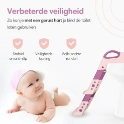 Macx & Macx Toilettrainer Met Trapje - Brilverkleiner Met Handvaten En Opstapje - Opvouwbaar Toilet Bril Zitje - WC Zindelijkheids Training Voor Jongens/Meisjes - Urinoirs Voor Kind/Peuter Van 2 Tot 7 Jaar - Roze 16 Macx & Macx Toilettrainer Met Trapje - Brilverkleiner Met Handvaten En Opstapje - Opvouwbaar Toilet Bril Zitje - WC Zindelijkheids Training Voor Jongens/Meisjes - Urinoirs Voor Kind/Peuter Van 2 Tot 7 Jaar - Roze -Babyproducten 1200x1200 3401