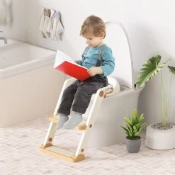 XIORI-SEMS - WC Verkleiner Met Trapje - Toiletverkleiner - Wit Met Goud - Toilettrainer - 2 Tot 7 Jaar - Met Beloningssysteem -Babyproducten 1200x1200 3412