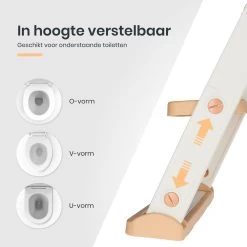 XIORI-SEMS - WC Verkleiner Met Trapje - Toiletverkleiner - Wit Met Goud - Toilettrainer - 2 Tot 7 Jaar - Met Beloningssysteem -Babyproducten 1200x1200 3416