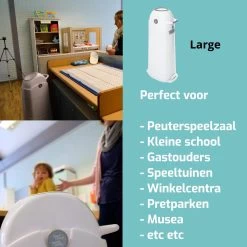 Luieremmer Large Zilver - Groot - Zonder Navulling - Geschikt Voor Pampers En Huggies - Stoma 23 Luieremmer Large Zilver - Groot - Zonder Navulling - Geschikt Voor Pampers En Huggies - Stoma -Babyproducten 1200x1200 3432
