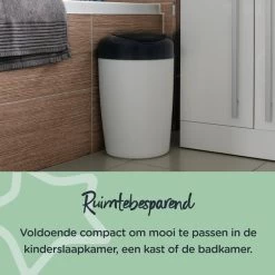 Tommee Tippee Simplee Sangenic Luieremmer, Milieuvriendelijker Systeem, Inclusief 6 Navulcassettes Met Duurzaam Geproduceerde Antibacteriële GREENFILM, Grijs -Babyproducten 1200x1200 3453