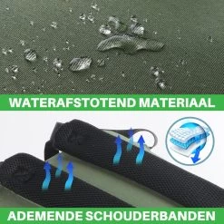 Brisby Slijtvaste Luiertas – Verzorgingstas – Met Buggymontage - Groen -Babyproducten 1200x1200 348