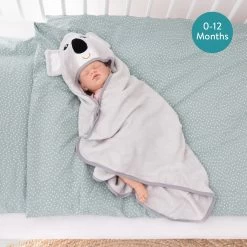 Navaris Badcape Met Capuchon Voor Baby - Set Met Badcape En Washandje - 100% Bamboe - Voor Baby's Van 0-12 Maanden - Oeko-tex Gecertificeerd - Koala -Babyproducten 1200x1200 3488