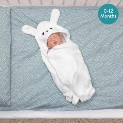 Navaris Badcape Met Capuchon Voor Baby - Set Met Badcape En Washandje - 100% Bamboe - Voor Baby's Van 0-12 Maanden - Oeko-tex Gecertificeerd - Schaap -Babyproducten 1200x1200 3505