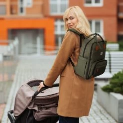 Brisby Slijtvaste Luiertas – Verzorgingstas – Met Buggymontage - Groen -Babyproducten 1200x1200 353