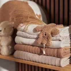 Jollein Hydrofiele Doek Large 115x115cm Dotted - Nougat - GOTS -Babyproducten 1200x1200 3548