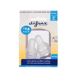 Difrax 1-2-3 Doseerspeen Natural - 2st -Babyproducten 1200x1200 3754
