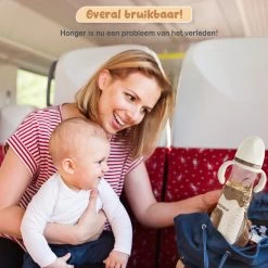 Twinky® Bottlewarmer GO – Draagbare Baby Flessenwarmer Voor Onderweg En Thuis – Incl. PPSU-Kwaliteit Babyflesje + Poederdoosje – USB-C Oplaadbaar -Babyproducten 1200x1200 3846