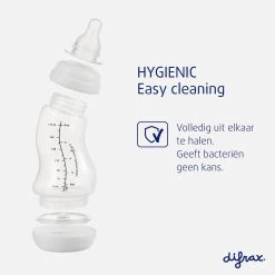 Difrax Babyfles 170 Ml Natural - Anti-Colic - Lichtblauw - 2 Stuks -Babyproducten 1200x1200 3899