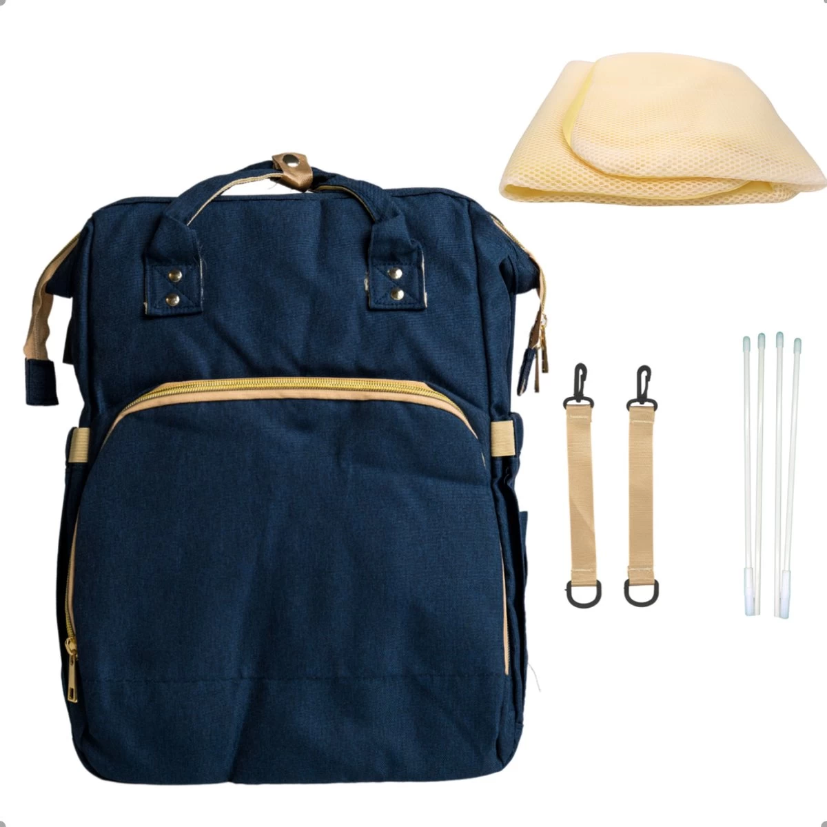 Luiertas - Babyrugtas - Luiertas Met Isoleervak - Luiertas Rugzak - Luiertas Verzorgingstas - Luiertas Blauw 3 Luiertas - Babyrugtas - Luiertas Met Isoleervak - Luiertas Rugzak - Luiertas Verzorgingstas - Luiertas Blauw