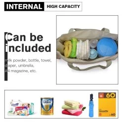 Miss Lulu Luiertas - 5-delige Verzorgingstas Set - Grijs (9026 GY) -Babyproducten 1200x1200 473