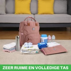 Brisby Slijtvaste Luiertas – Verzorgingstas – Met Buggymontage - Roze 21 Brisby Slijtvaste Luiertas – Verzorgingstas – Met Buggymontage - Roze -Babyproducten 1200x1200 479