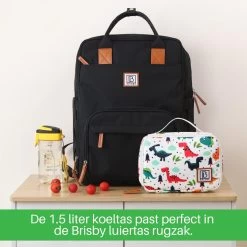 Brisby Slijtvaste Luiertas – Verzorgingstas – Met Buggymontage - Zwart -Babyproducten 1200x1200 488