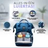 Luiertas Rugzak - Gratis Flessenwarmer En Gratis Kinderwagen Haken - Eindeloos Opbergruimte - Ruime Luiertas - Draaggemak - Donker Blauw 1 Luiertas Rugzak - Gratis Flessenwarmer En Gratis Kinderwagen Haken - Eindeloos Opbergruimte - Ruime Luiertas - Draaggemak - Donker Blauw -Babyproducten 1200x1200 531