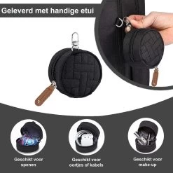 Luiertas Rugzak - Incl. Buggy / Kinderwagen Haken En Verschoningsmat - Complete Set - Zwart Van Zedar -Babyproducten 1200x1200 536