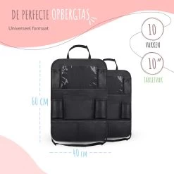 Home For Us Autostoel Organizer Met Tablet Houder - Set Van 2 - Beschermhoes Voor Kinderen - Beschermer Achterkant - Universeel -Babyproducten 1200x1200 656